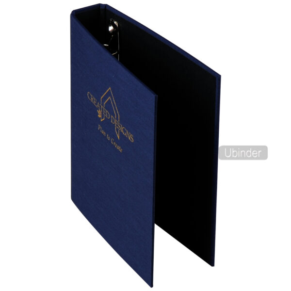 Euro-Flat Back 1.5 Inch 3 D Cloth Ring Binder-front-view