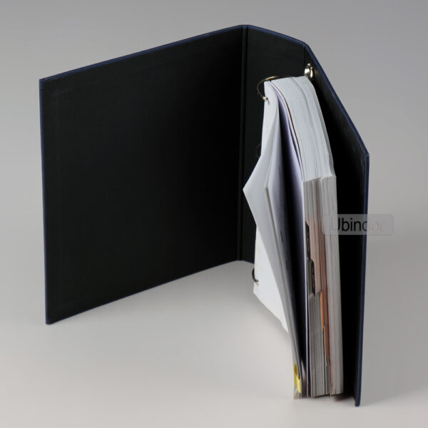 Foiling Stamped 4 D Ring Cloth Binder With Insert-front-view