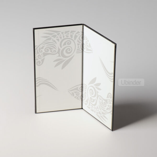 Mini-Leatherette-Portfolio-Binder-Without-Rings-inside-view