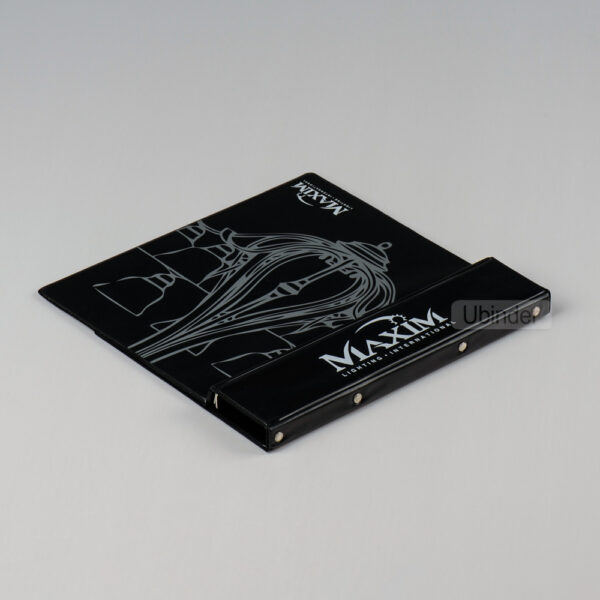 Logo Silk Printed 2 Inch Vinyl Post Binder-front-view