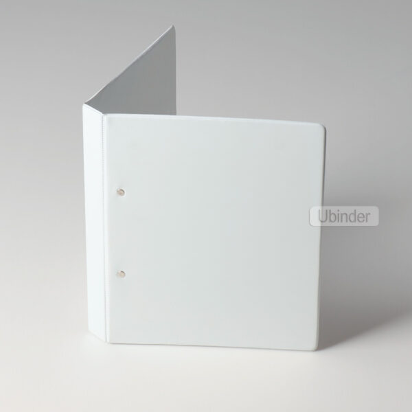 2 D Ring Vinyl Binder With Pockets-front-view