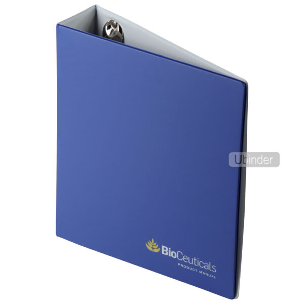 Nave Blue 2 Inch 4 Ring Vinyl A4 Binder-front-view