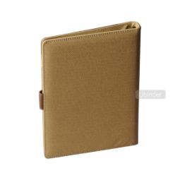 A5 Leather Planner Binder with 6 Ring-front-view-closed